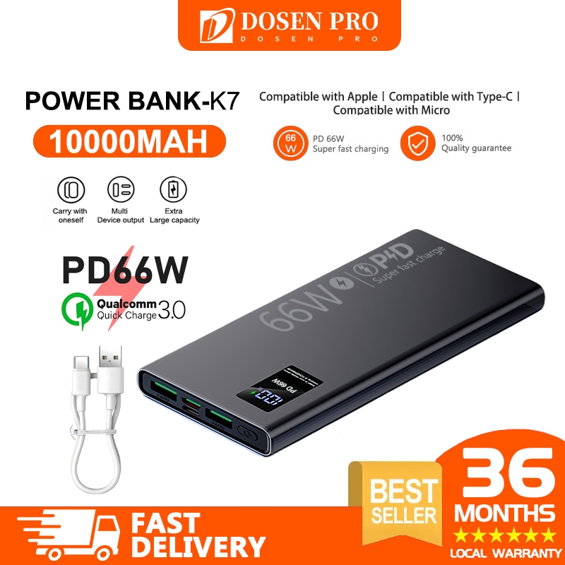 Dosen Original Fast Charging Pd W Powerbank Mah Output Fast