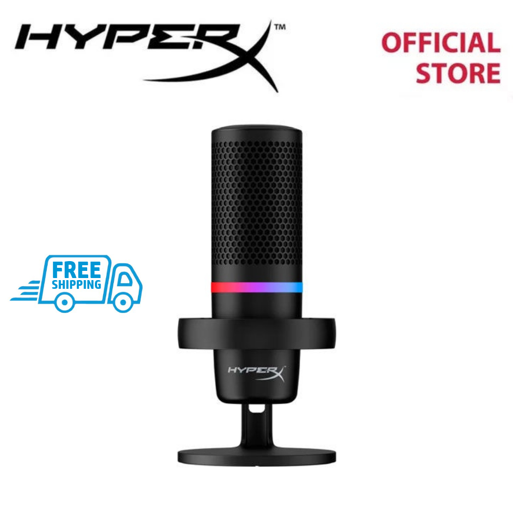 Hyperx Duocast Rgb Lighting Omnidirectional Usb Type C Microphone