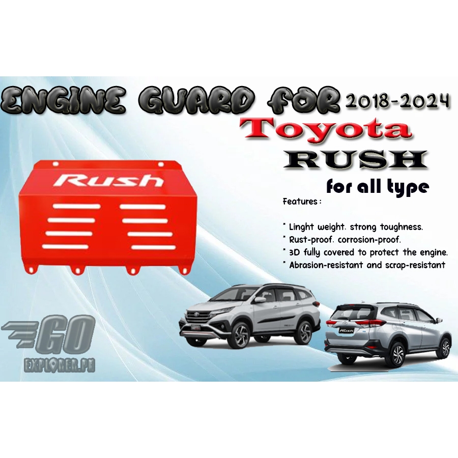 TOYOTA RUSH ENGINE UNDER COVER For All Types 2018 2024 LOWER ENGINE