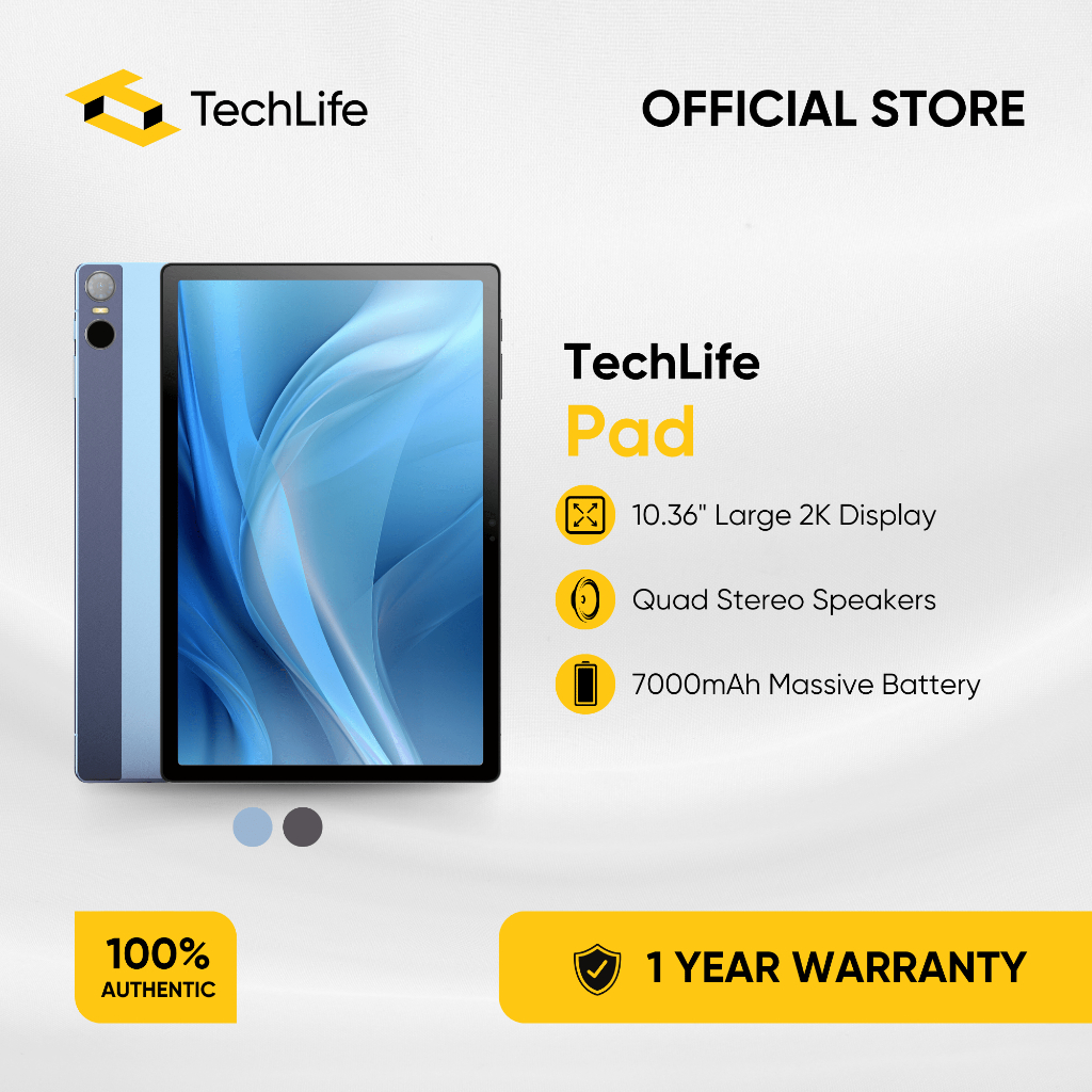 TechLife Pad 10 36 Large 2K Display Shopee Philippines