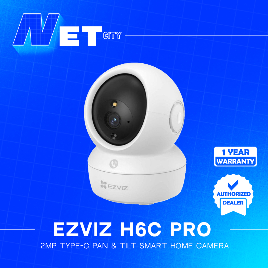 EZVIZ H6c Pro 2MP Type C Pan Tilt Smart Home Indoor CCTV Camera