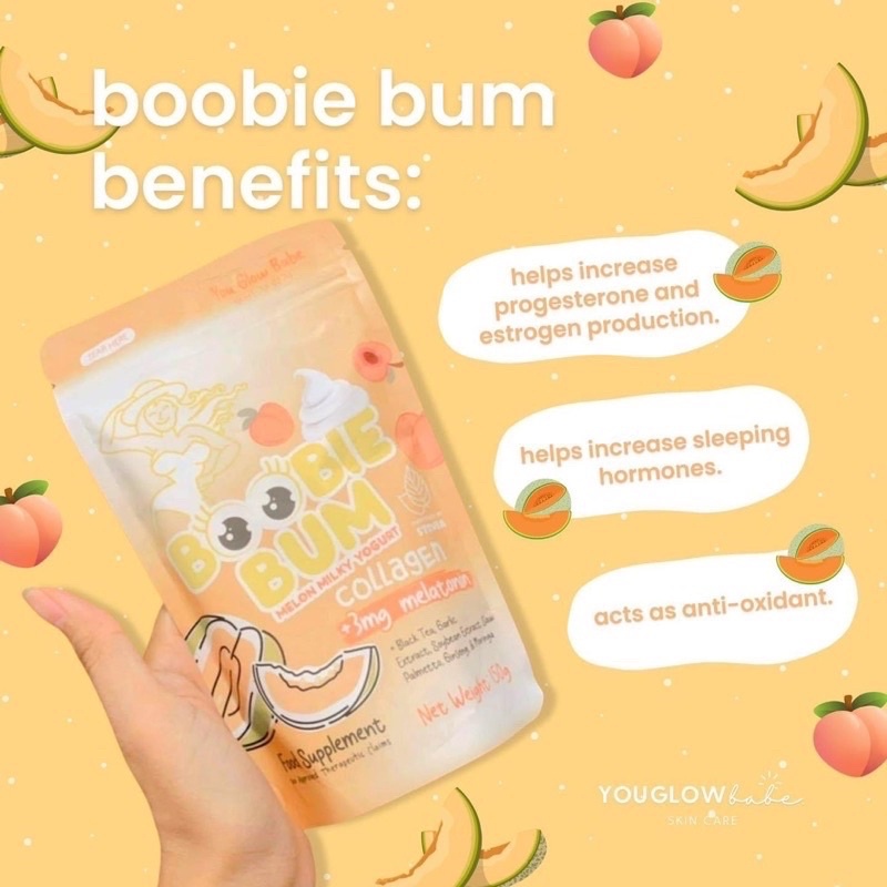 You Glow Babe Boobie Bum Melon Milk Yogurt G Shopee Philippines