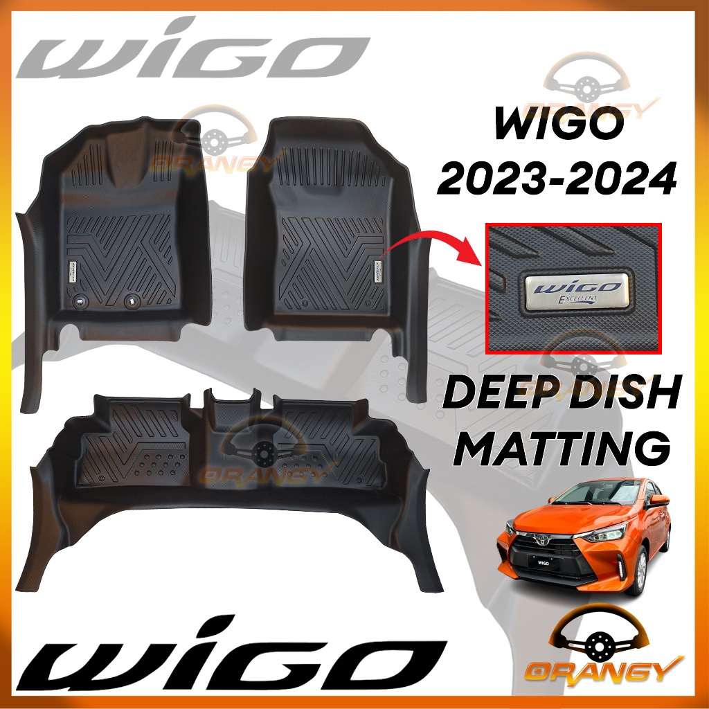 All New Toyota Wigo To Oem Excellent Deep Dish Matting