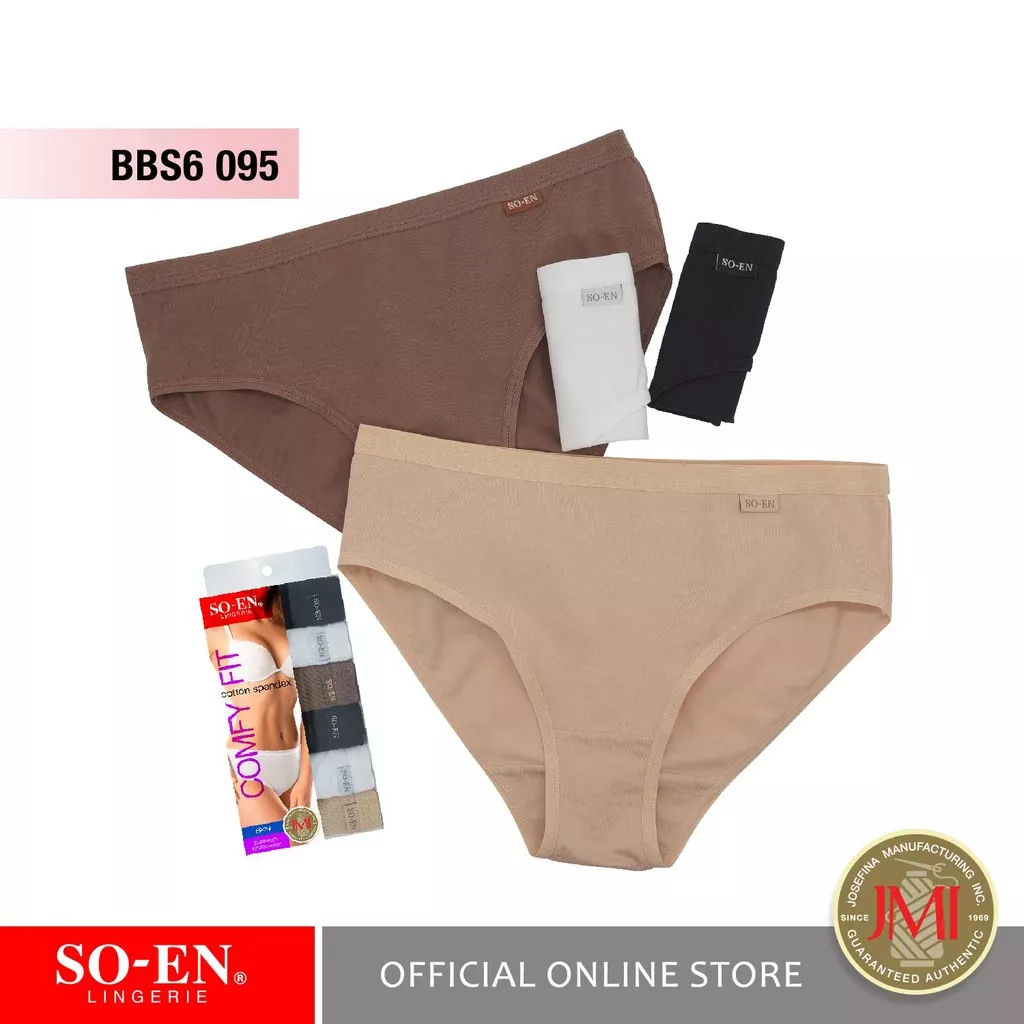 SO EN Premium Cotton Spandex 6in1 Bikini Type Shopee Philippines