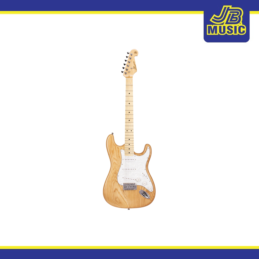 Sx Sst Ash Na Stratocaster Electric Guitar Natural Shopee Philippines