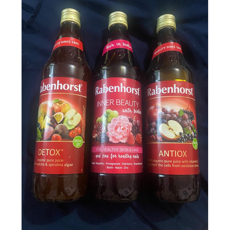 Rabenhorst Detox Antiox Organic Pure Juice With Matcha Spiralina