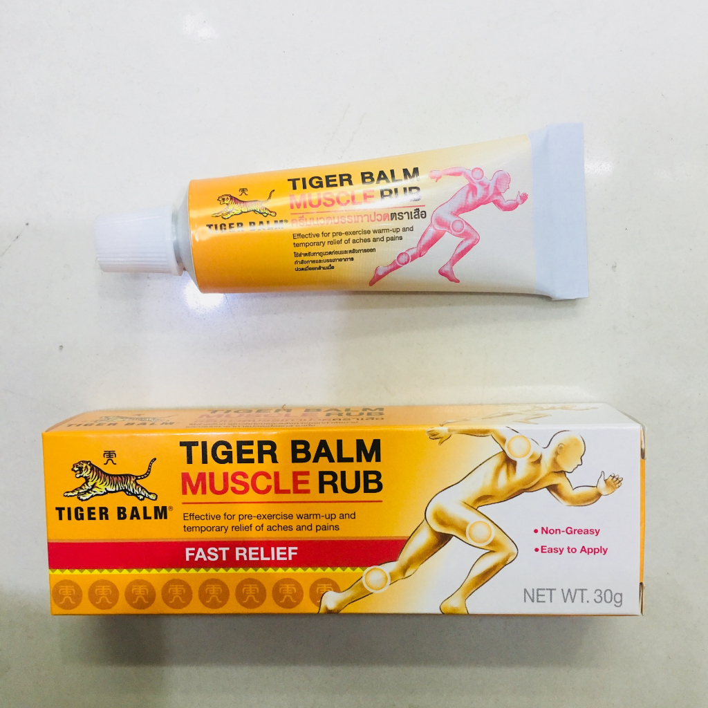 Mported From Thailand Tiger Balm Muscle Rub Fast Relief Non Greasy