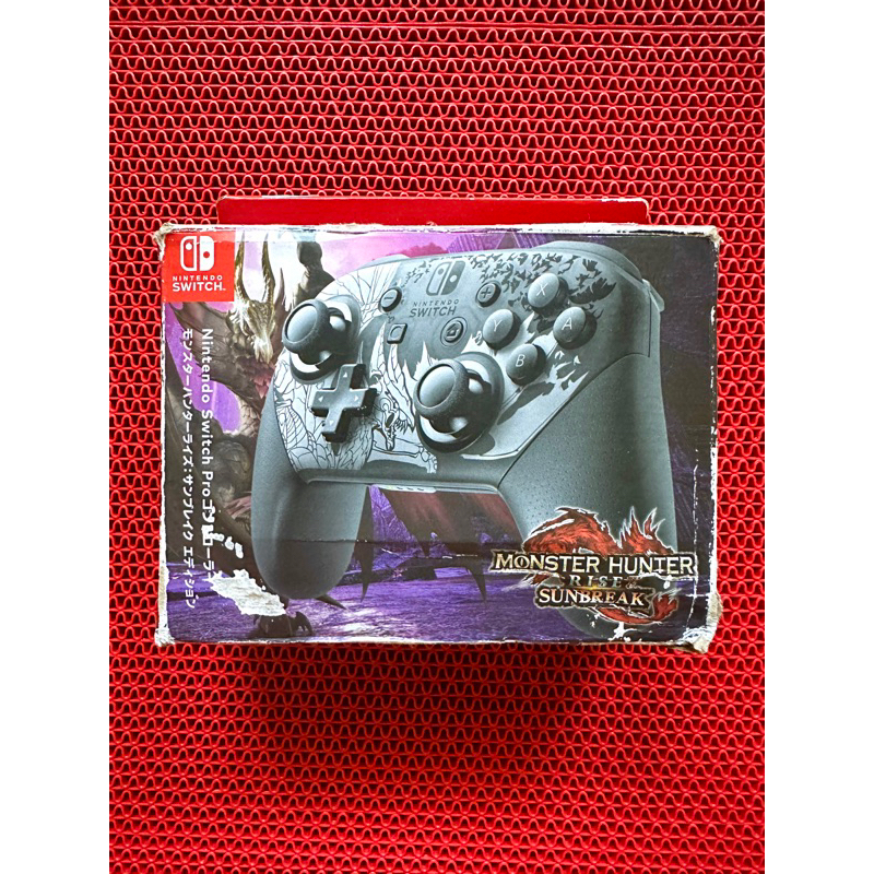 Authentic Pro Controller Monster Hunter Rise Edition For Nintendo