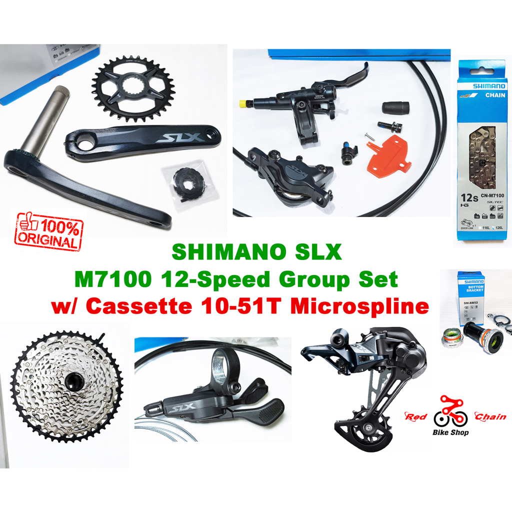 Shimano Slx M Speed Mtb Group Set W Cassette T