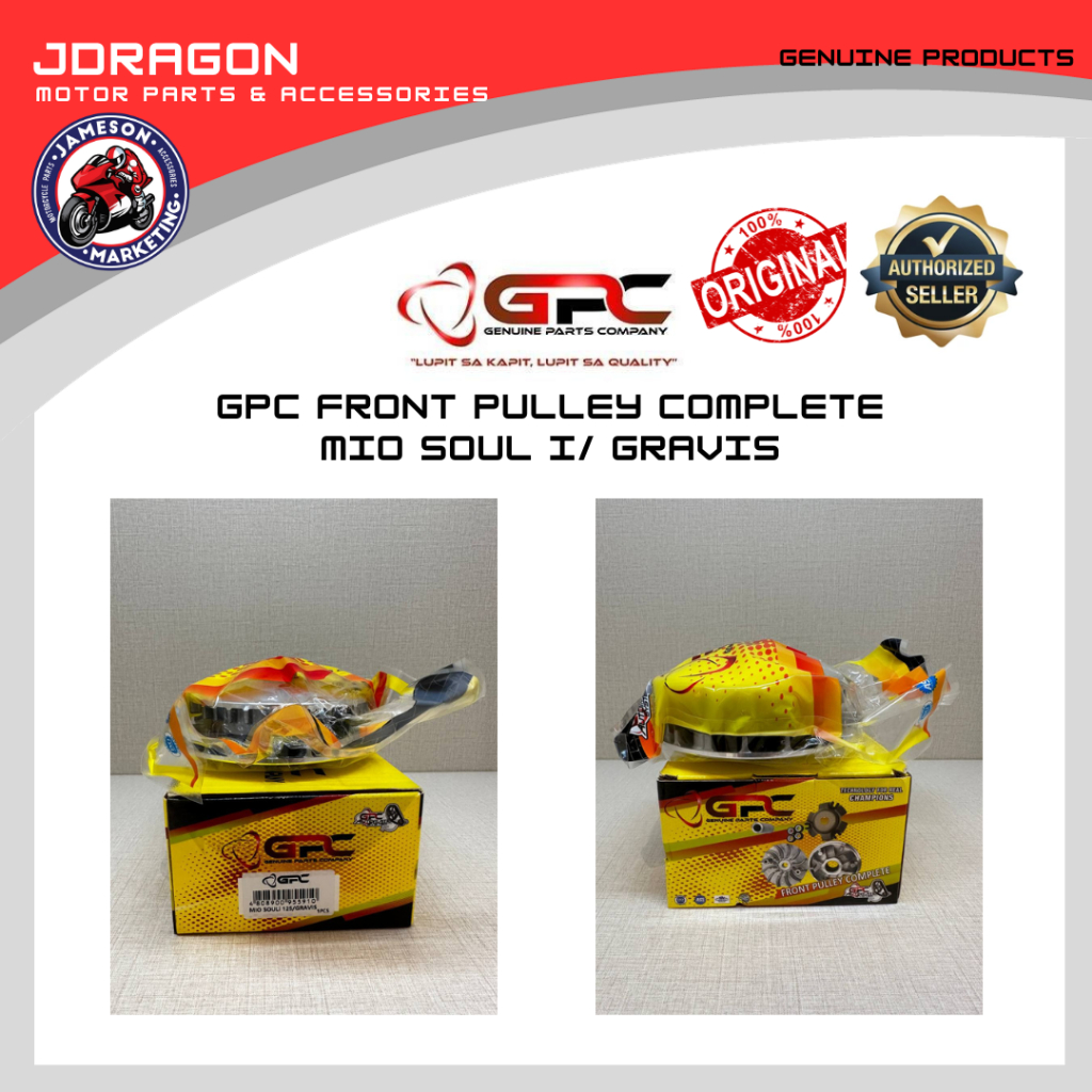 Gpc Front Pulley Complete Mio Souli Gravis Shopee Philippines