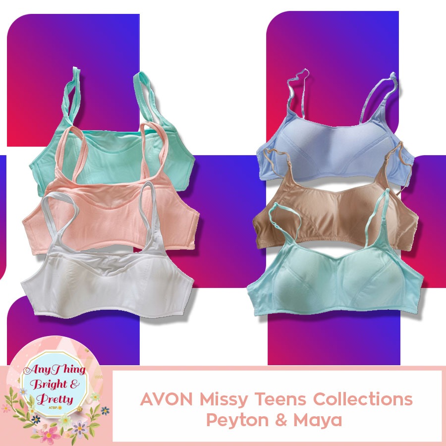 Avon Missy Teens Collections Lizzie Evie Mary And Peyton Beginner Bra