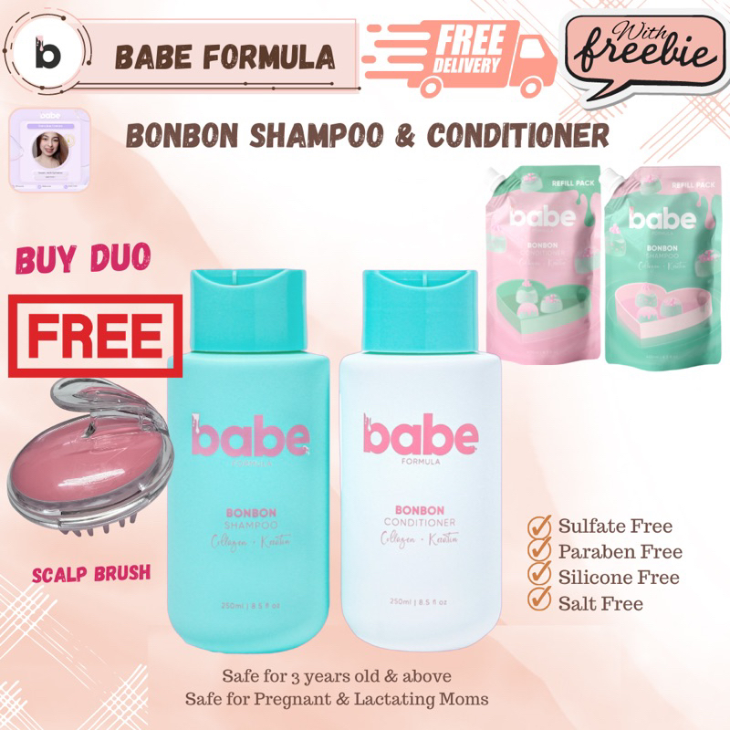 Babe Formula Bonbon Sulfate Free Shampoo Conditioner Shopee Philippines