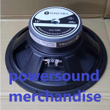 TOSUNRA D12 Speaker 1205 Instrumental 400 Watts 8 Ohms Shopee Philippines