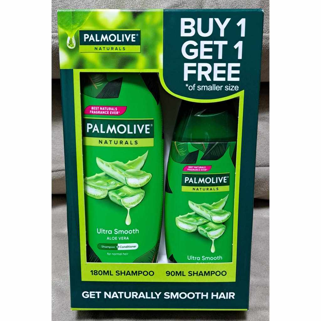 Palmolive Ultra Smooth Shampoo Conditioner 180ml 90ml BUY 1 GET