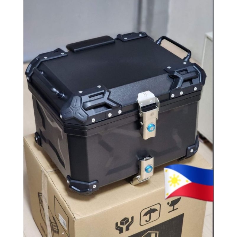 HNJ 45L HARD PLASTIC TOP BOX METAL PLATE Shopee Philippines