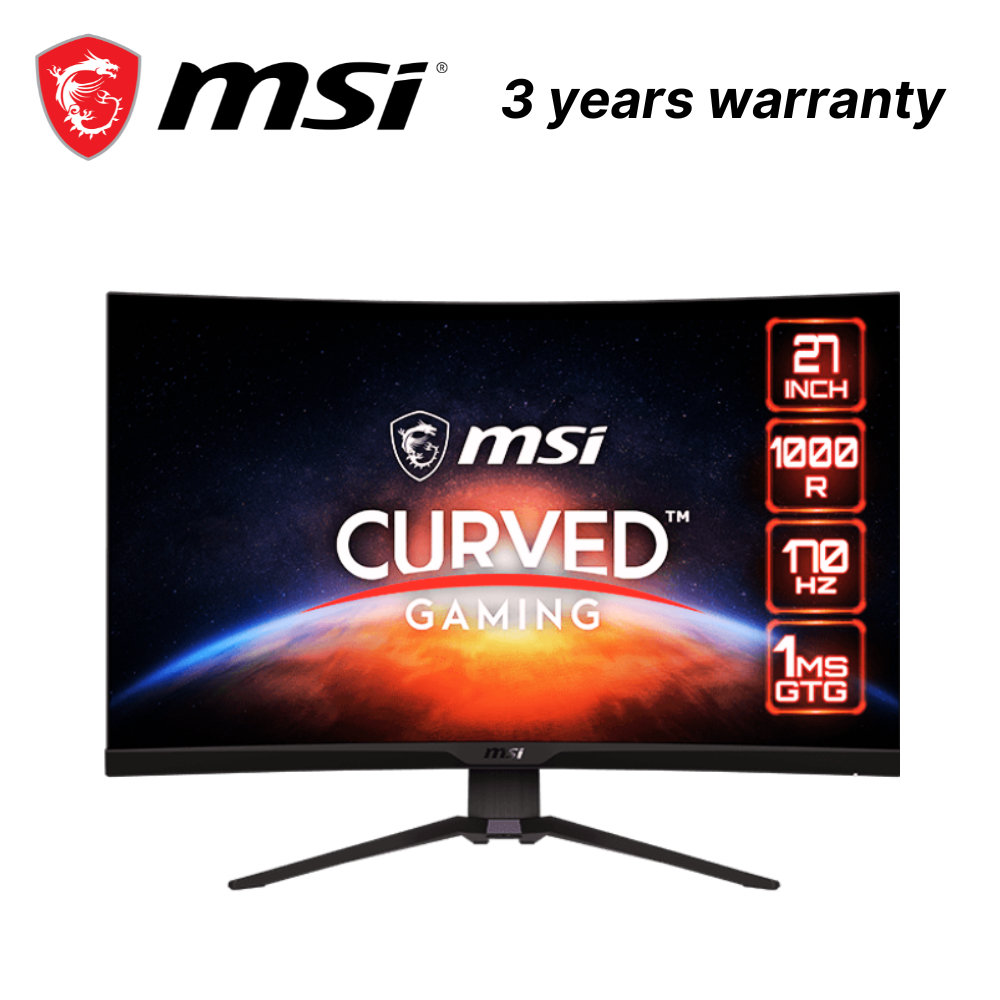 MSI MAG 275CQRF QD 27 WQHD 170Hz Rapid VA 1ms GTG 1000R