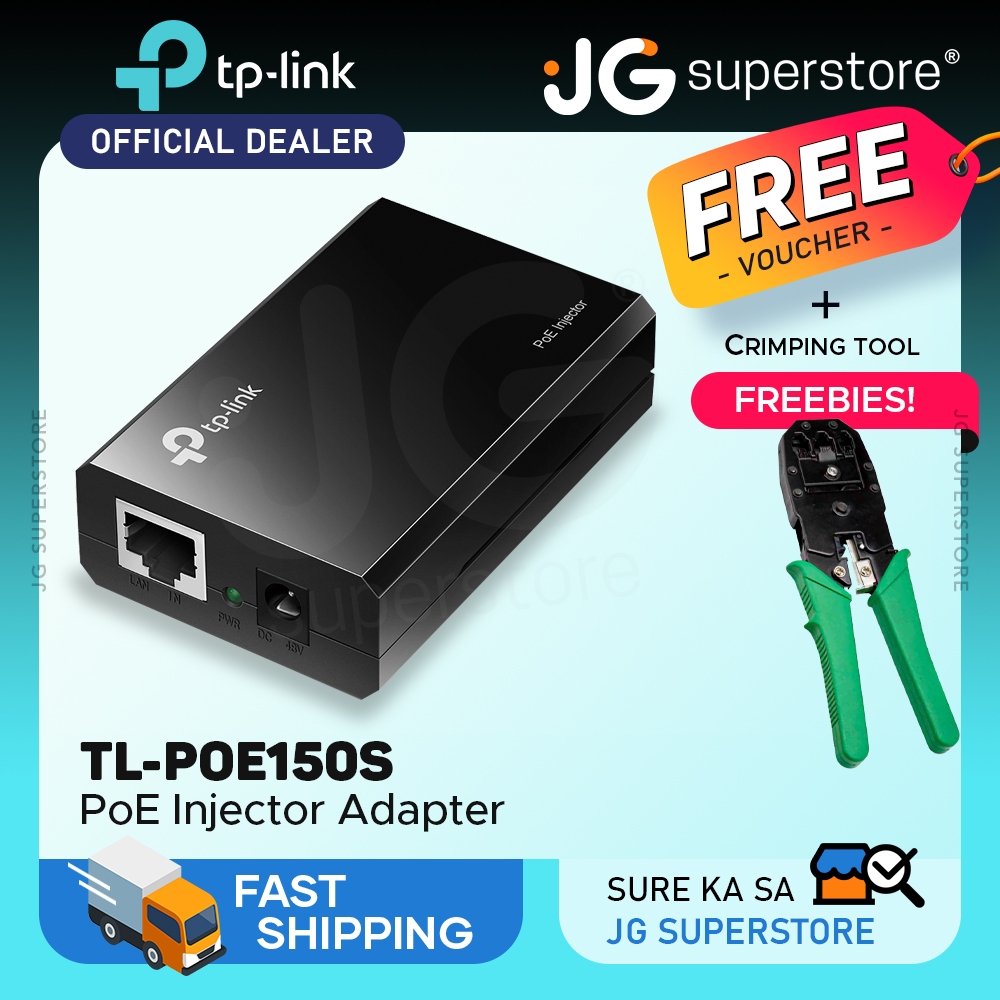 Tp Link Tl Poe S Poe Injector Adapter With Gigabit Poe Port Delivers