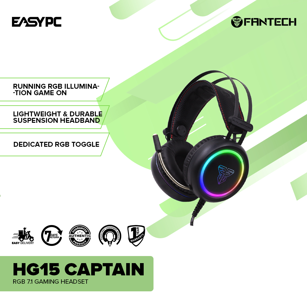 Easypc Fantech Hg Captain Rgb Gaming Headset Shopee Philippines