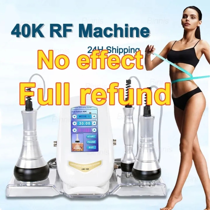 3 In 1 40K Multipolar RF Ultrasonic Body Slimming Machine Cavitation