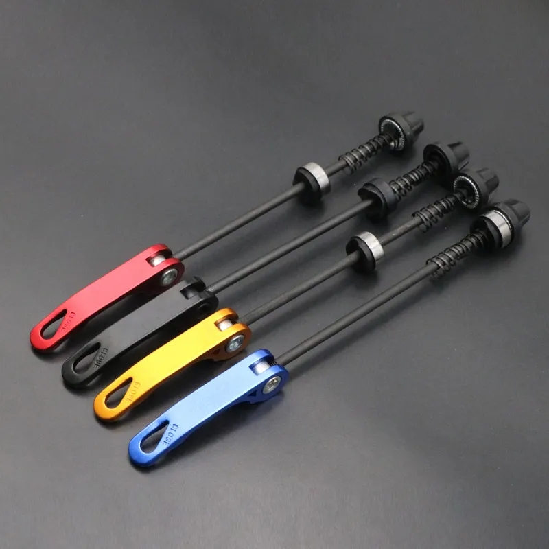 Pair Bike Bicycle Cycling Wheel Hub Skewers Quick Release Bolt Lever