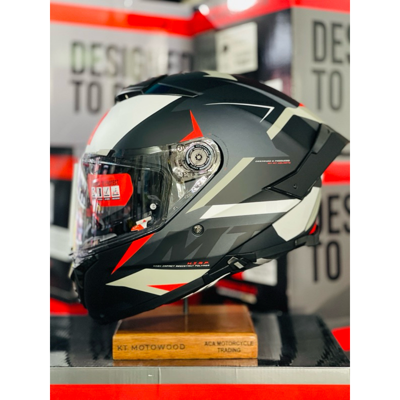 Mt Thunder Sv Exeo Fullface Helmet With Dual Visor Free Clear Visor