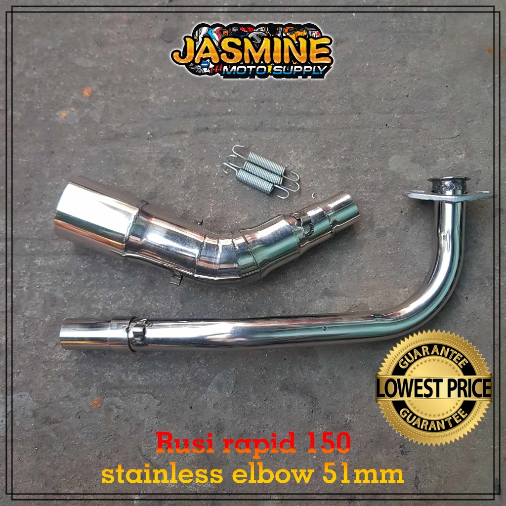 Rusi Rapid 150 Stainless Elbow 51mm Shopee Philippines