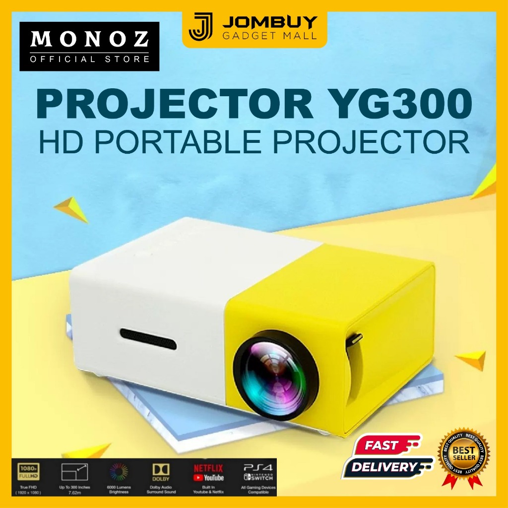 All New Monoz Projector Y Mini Portable Projector Screens Hd P