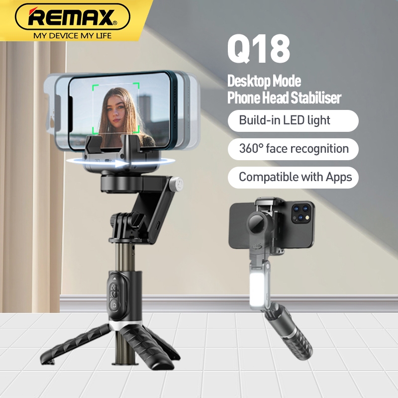 Q18 Gimbal Stabilizer Smart Tracking Desktop Follow Up Mode Smartphone