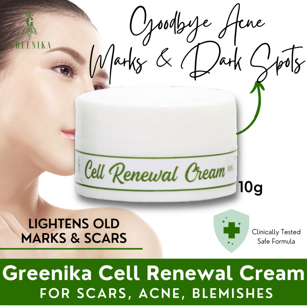 Greenika Cell Renewal Cream Micro Peel Moisturizing Dark Spot Acne Scar