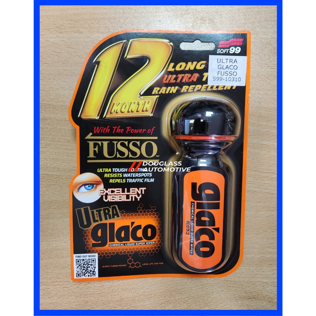 SOFT99 Ultra Glaco Fusso 70ml 10310 Long Lasting 1yr Water