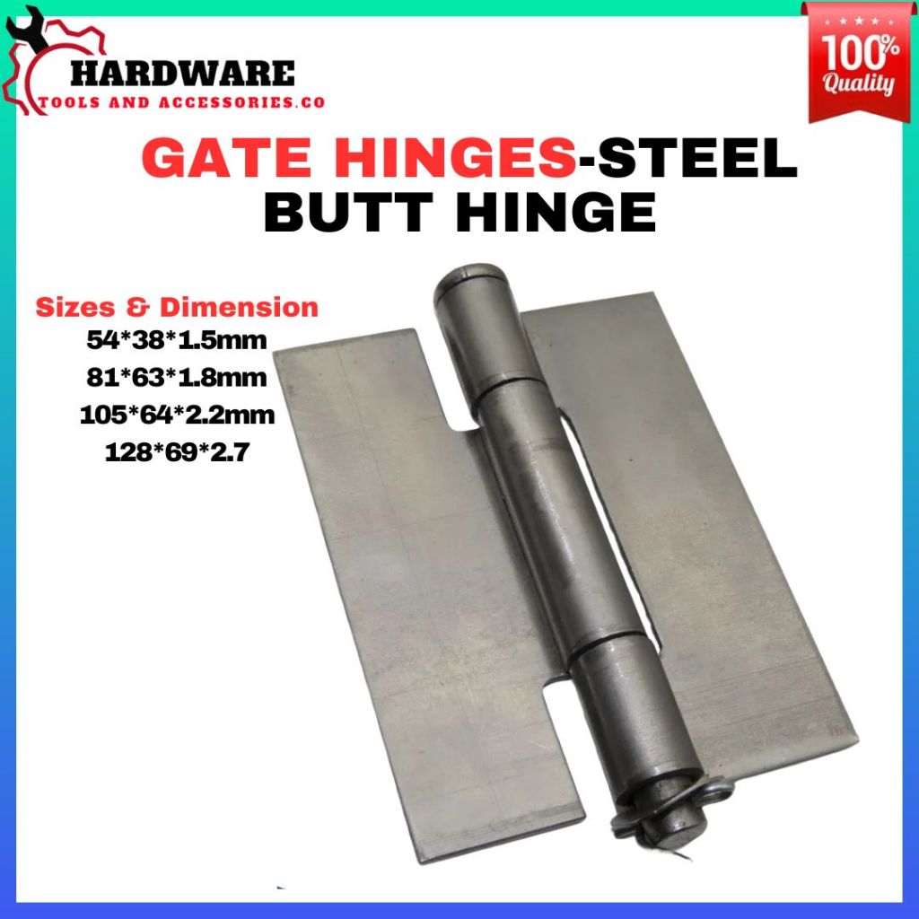 Welding Hinge Detachable Heavy Duty Flag Hinge Gate Hinges Steel Butt