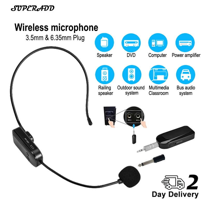 FactoryWireless Microphone SUPERADD KX 730 Headset Microphone For