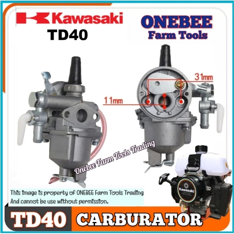 Carburetor Fit For Td Kawasaki Stroke Grasscutter Shopee Philippines