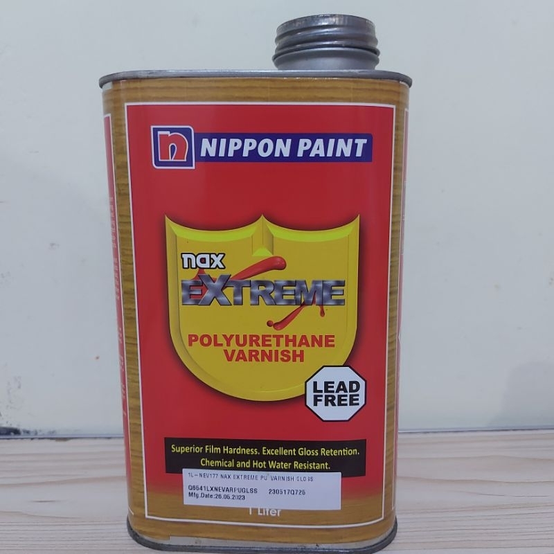 NIPPON PAINT NAX EXTREME POLYURETHANE VARNISH 1 LITER Shopee Philippines