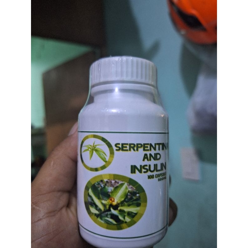 Serpetina Insulin Capsule 100pcs Shopee Philippines