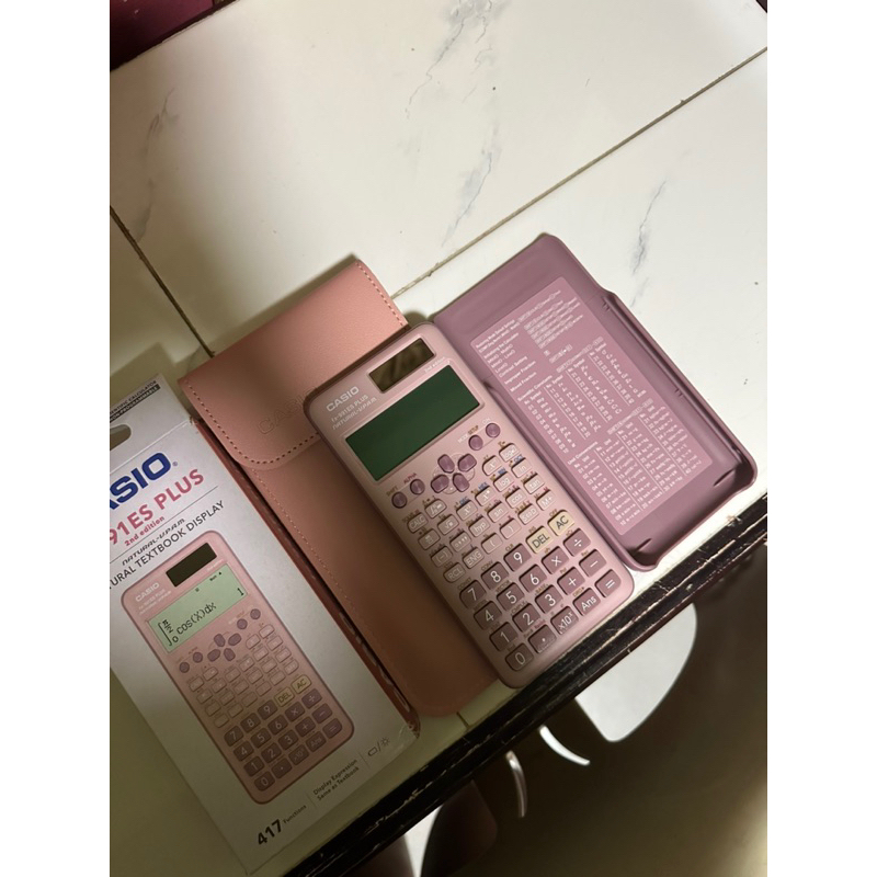 Casio Fx Es Plus Pink Scientific Calculator Shopee Philippines