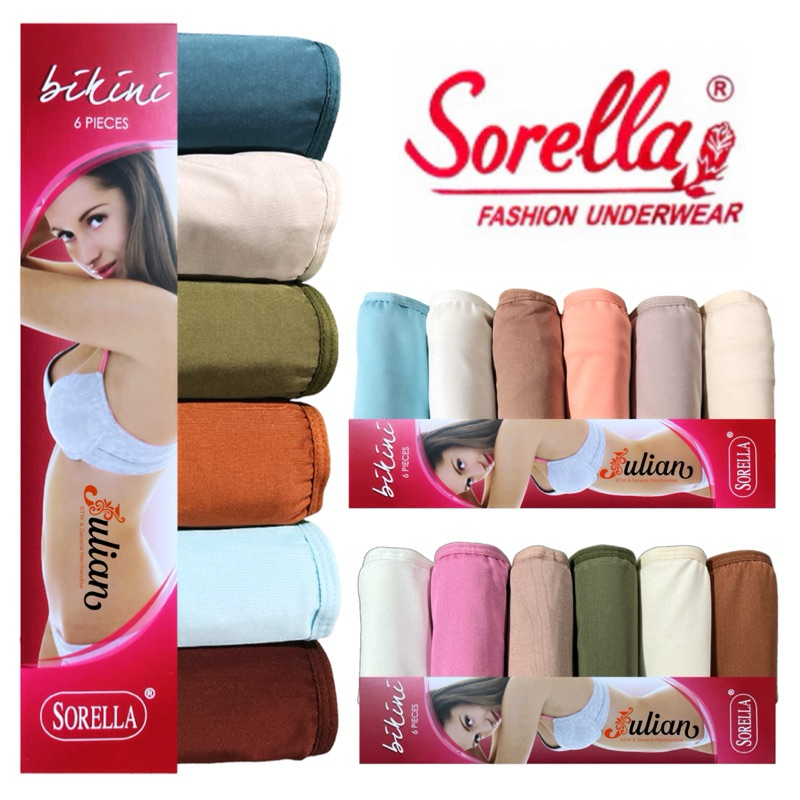 PIECE SORELLA Nylon Spandex Bikini Set Assorted Colors Lady Basic