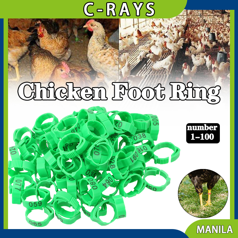 Pcs Chicken Foot Ring With Number Adjustable Size Poultry Leg