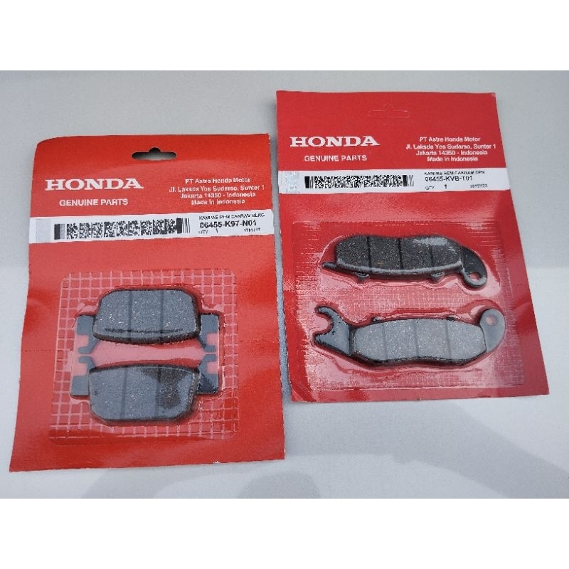 HONDA GENUINE BRAKE PAD SET FOR ADV 150 ADV 160 And PCX 160 ABS