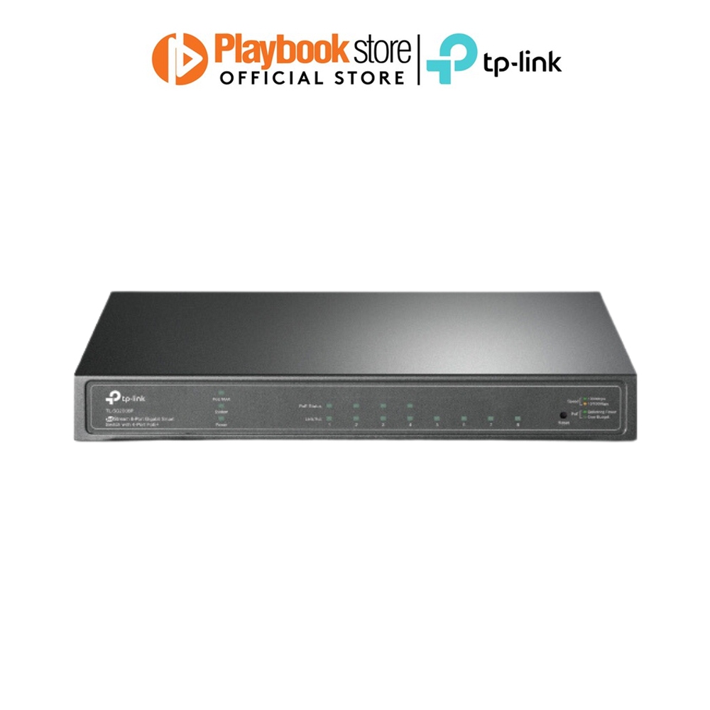 TP Link TL SG2008P JetStream 8 Port Gigabit Smart Switch With 4 Port