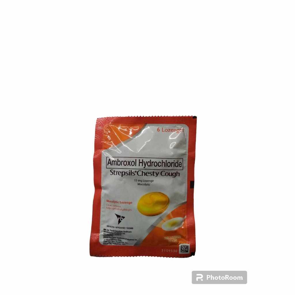 Strepsils Ambroxol Hcl Chesty Cough Lozenges Shopee Philippines