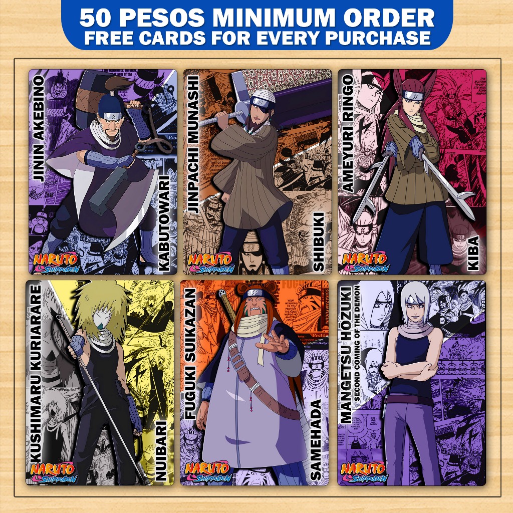 NARUTO SEVEN NINJA SWORDSMEN OF THE MIST SOLD PER PIECE Shopee