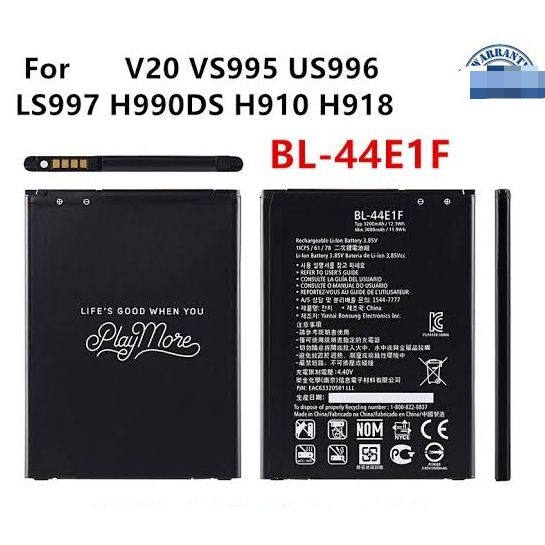 Mstar Battery LGBL 44E1F BL44E1F Stylus 3 L G V20 F800 H900 For