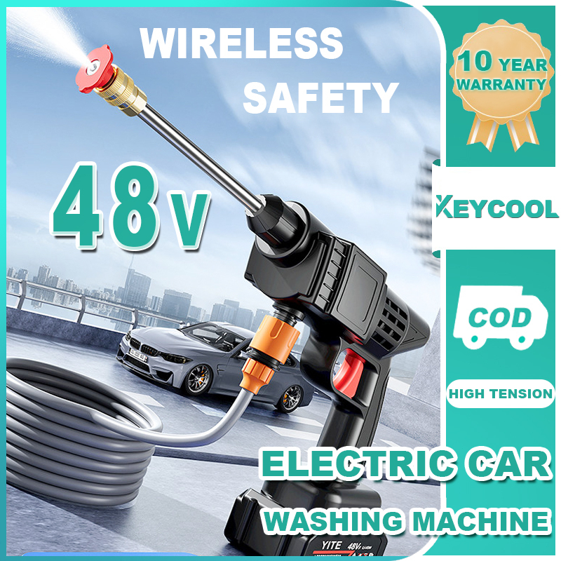 V Battery High Power Pressure Washer Portable Wireless Car Washer