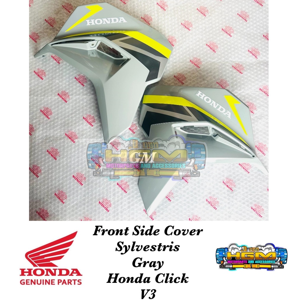 FRONT SIDE COVER SYLVESTRIS GRAY FOR HONDA CLICK 125i V3 64500 K2V