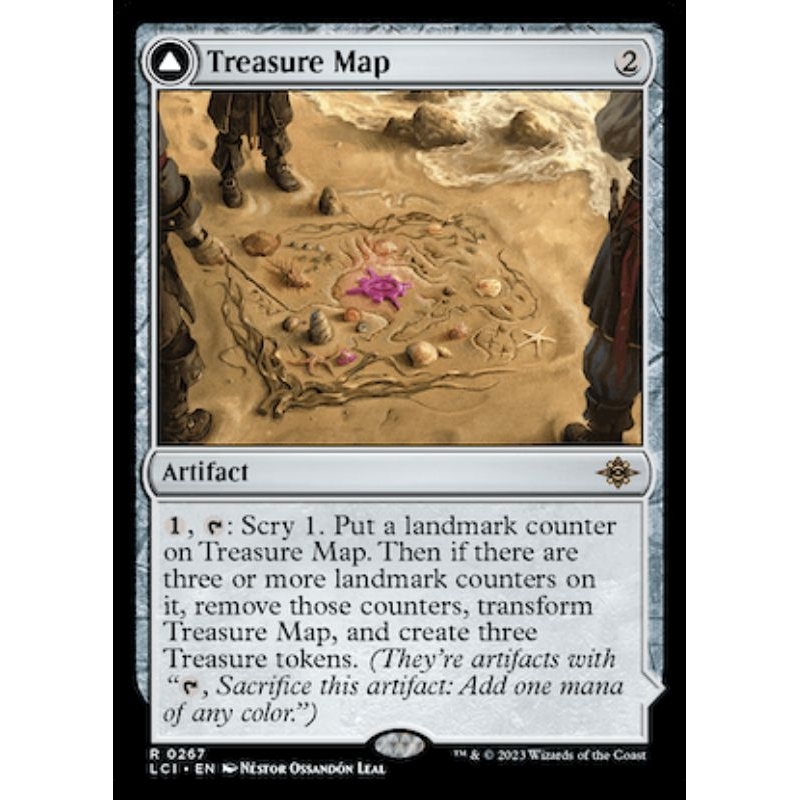 Treasure Map Lci Rare Mtg Cards Wotc Shopee Philippines