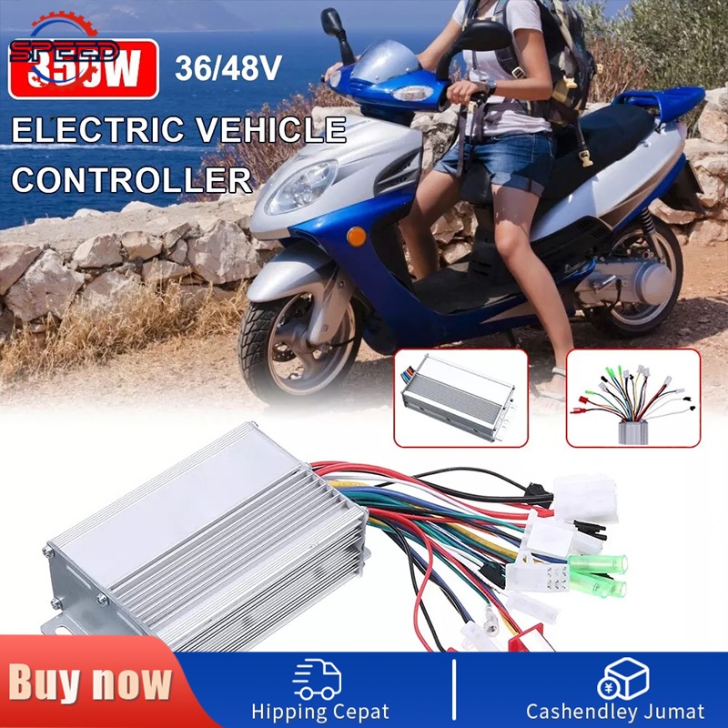 E Bike Scooter Brushless DC Motor Controller 36 48V 350W Electric