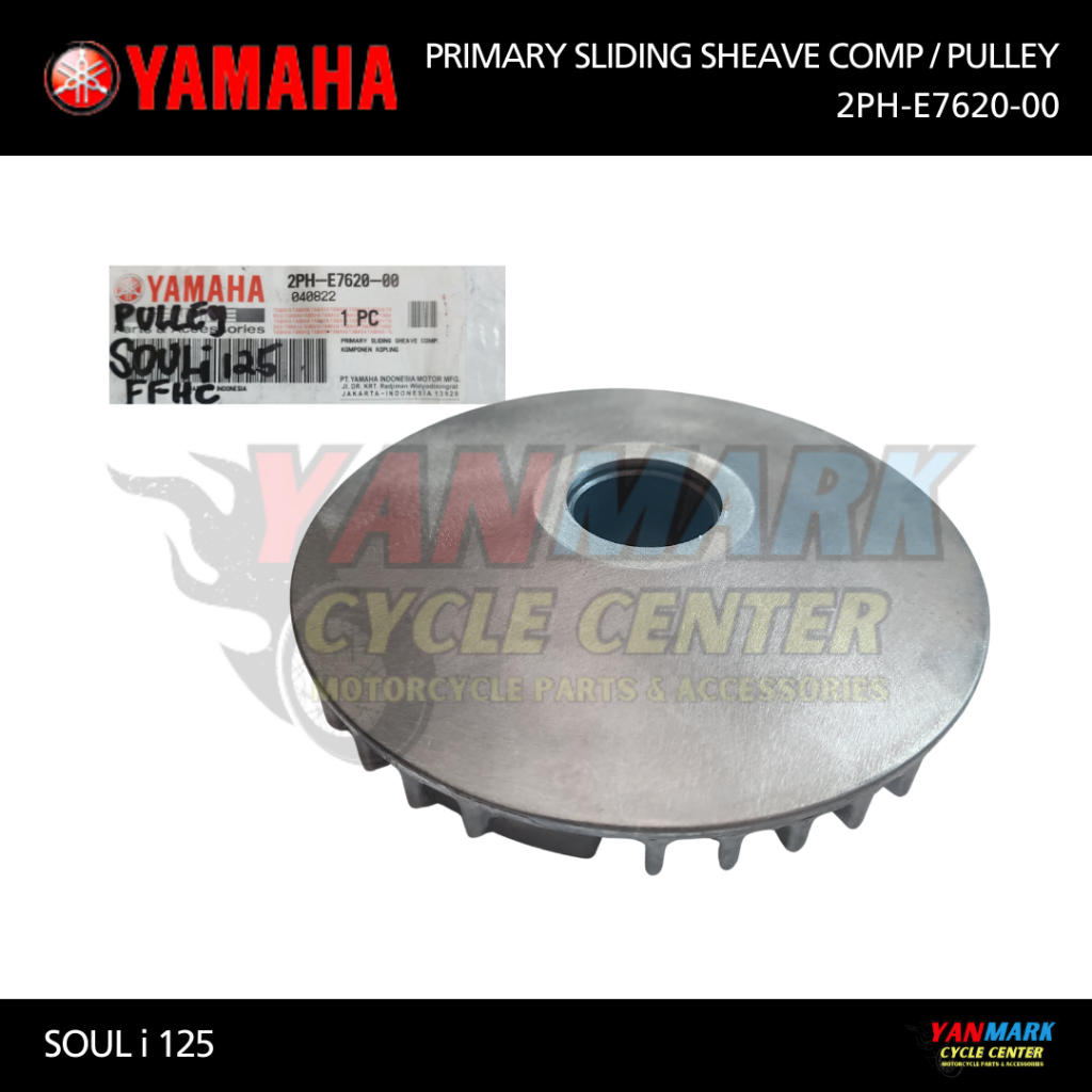 ORIGINAL YAMAHA PRIMARY SLIDING SHEAVE COMP PULLEY SOUL I 125