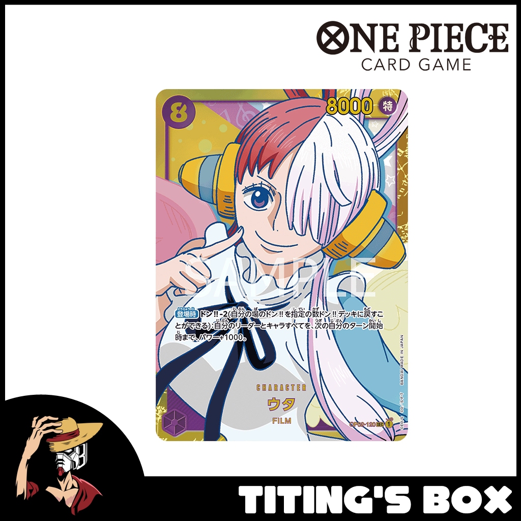 Jp One Piece Card Game Uta Op Sec Op Paramount War Shopee