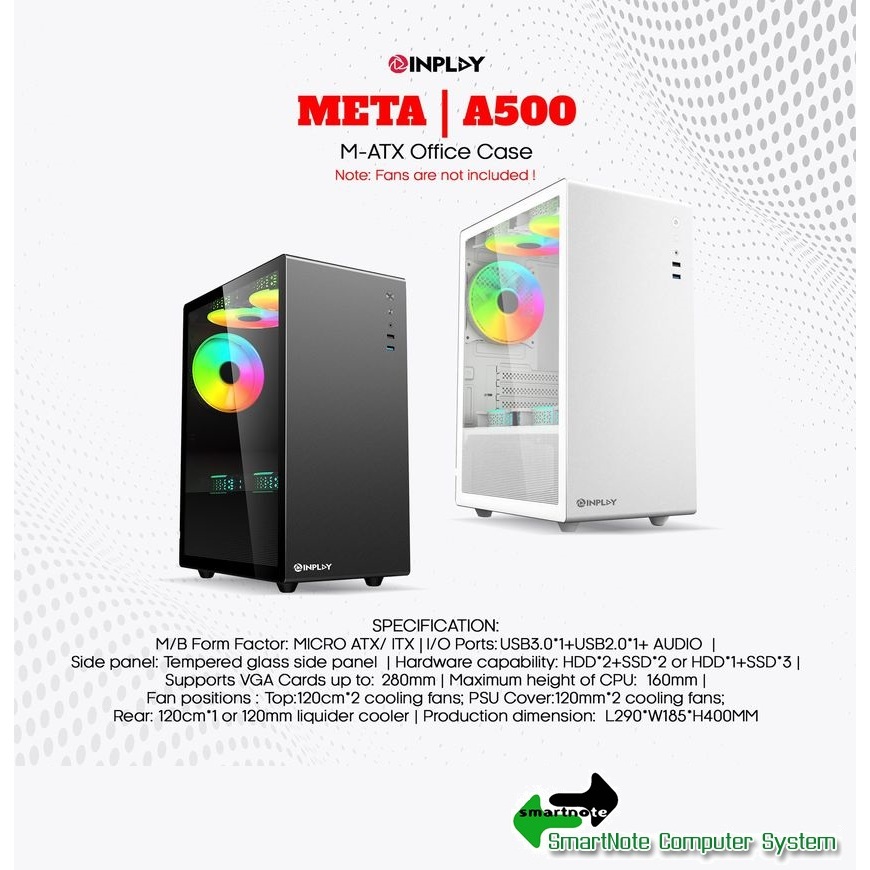 Inplay Meta A Micro Atx Pc Case Shopee Philippines